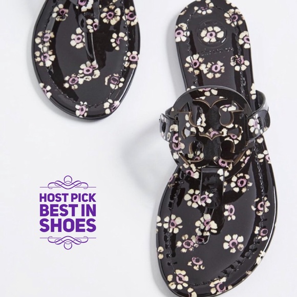 Tory Burch Shoes - 🎉 HP 🎉🆕 Tory Burch Miller Stamped Floral Sandal